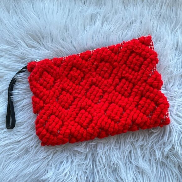 Forever 21 Red Clutch Wristlet - Picture 7 of 9